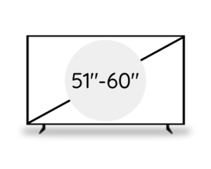 51"- 60" (128 - 153 cm)