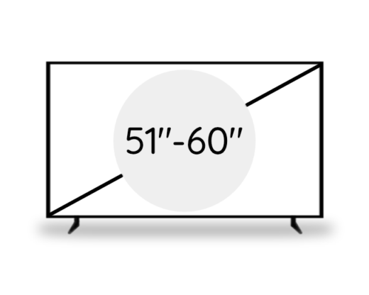51"- 60" (128 - 153 cm)