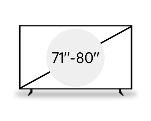 71"- 80" (178 - 203 cm)