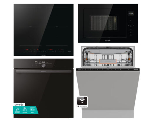 Set Gorenje GO66E Pizza350C + BM251SG2BG + GI6442BSCE + GVB67364