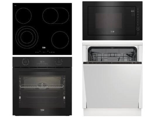 Set Beko BBIR 17300 BCS + HIC 64404 T + BMGB25333BG + BDIN 38643C