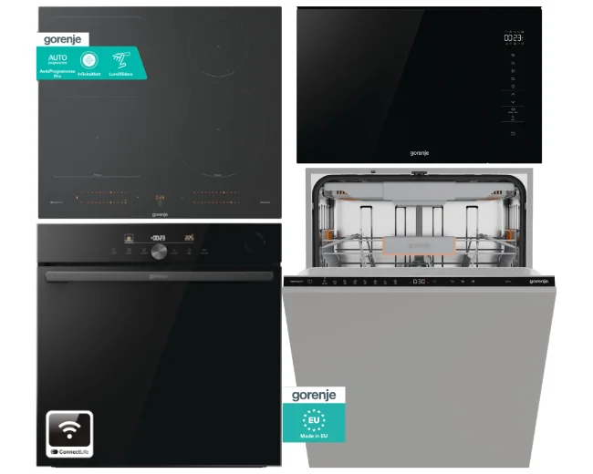 Set Gorenje BPSA6747DGWI + BM201SG3DBG + GI6433SRWF + GV663B65XXL