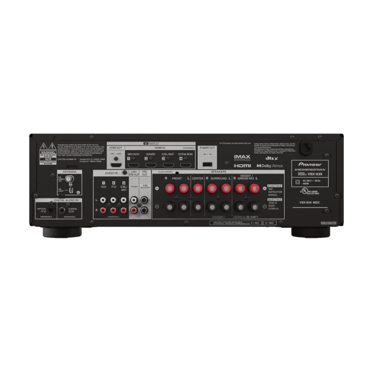 Pioneer VSX-835D - Obrázek 3